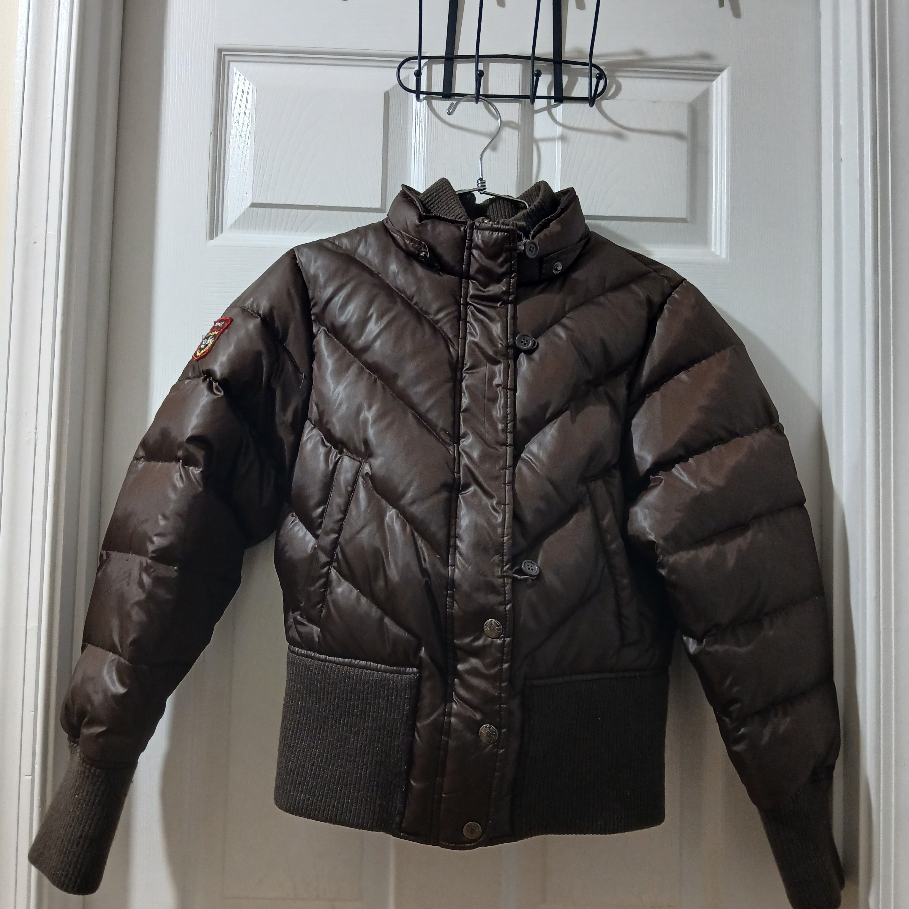 Triple FAT Goose Vintage Goose Down PufferBomber Jacket Size Small For Women